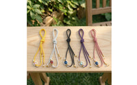 Decorative Braided Obi Tie with Bead Ornament Traditional Koshihimo Elegant Kimono Sash Easy to Wear for Festivals