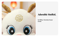 Year of the Wyvern Stuffed Creature Auspicious Gift Lunisolar New Year Wyvern Stuffed Ie Soft and Cuddly PP Cotton Filled