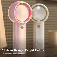 Portable Handheld Mini Fan Compact Size USB Rechargeable Fan Adjustable Speed Settings Lanyard Friendly for Students, Dormitory, Travel, Office, Outdoor