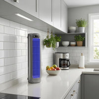 Slim Desktop Airflow Fan Vertical 3-Speed Airflow Fan Adjustable Home Appliance Circular Control for Desk