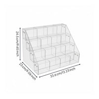 Acrylic Card Display Stand Long-Lasting Trading Card Display Rack Large Capacity
