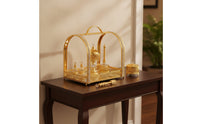 Openwork Incense Burner Set Decorative Incense Holder Set with Tray Versatile Multifunction for Living Room
