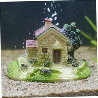 Aquarium Decoration European-Style Villa House Ornament for Fish Tank Landscape