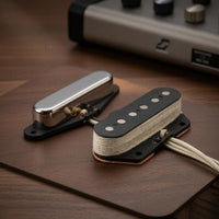 2 Pieces Electric Guitar Pickup Set Connected Wires Instrument Components Passive Instrument Part