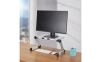 Screen Riser with Adjustable Legs Sturdy Desktop Screen Stand Stable Furniture for Professionals, Study Desk, Compact Workspace