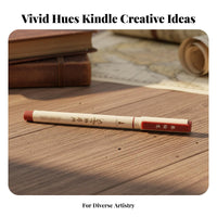 6 Pieces Soft Tip Brush Pen Four Seasons ited hues two-in-singleTip Brush Pen Set Multi-Purpose Drawing Pens for Artists, Calligraphy, Doodling, Sketching