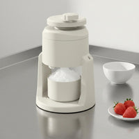 Hand Crank Snow Cone Machine Easy to Clean Household Shaved Ice Maker for Home