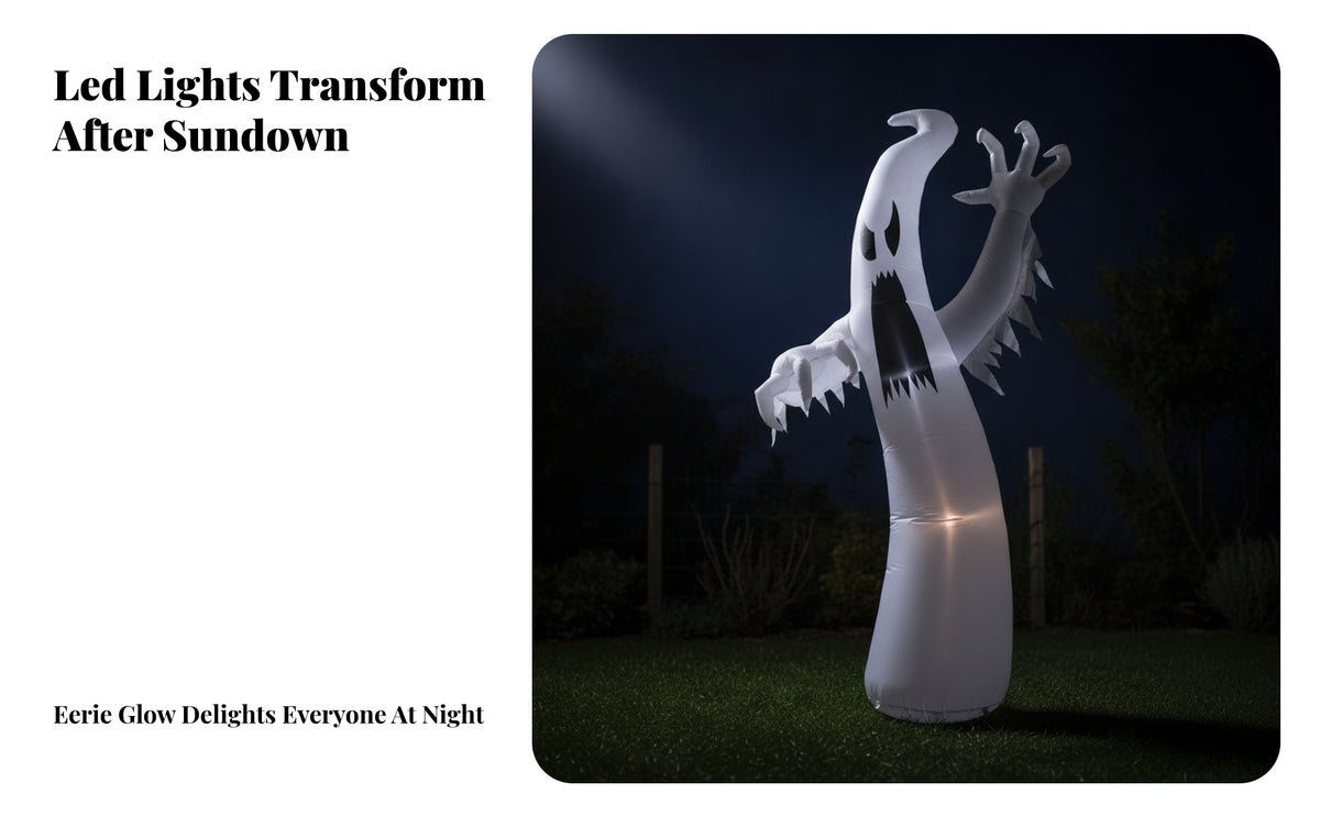 Spooky Inflatable Ghost for Outdoor Halloween Display