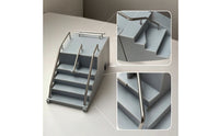 Compact Finger Skateboard Ramp with Molded Fingerboard Ramp Sturdy Finger Skateboard Ramps Impact-Resistant for Fingerboarders, Teens