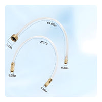 6 Pieces Clear Hydraulic Steering Bleed Kit Flexible Hydraulic Steering Kit with Quick-Connect Fittings Upgraded Tool Corrosion-Resistant for Fluid Service
