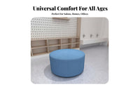 Round Pouf Comfortable Padded Seat Round Stuffed Pouf Multi-Purpose Indoor Seating for personalizeders, Business Owners, Waiting Area, Retail shop, Bedroom