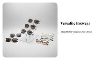 Anti-Skid Bottom Acrylic Glasses Stand Long-Lasting Acrylic Sunglasses Rack Sturdy for Retailers