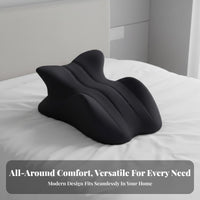 Pressure Relief Leg Elevation Pillow Ergonomic Design Post Surgery Leg Rest Breathable Textile for Seniors, Adults, Bed, Bedroom