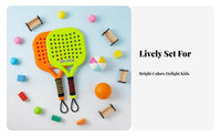 Kids Pickleball Set Shock-Absorbing Kids Racket Set Children's Paddle Game Designed for Beginners Children's Racket Toy Portable