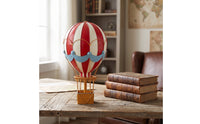 Hot Air Balloon Ornament Festive Sculpture Glittered for Wedding