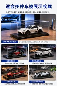Acrylic Display Box Transparent Model Case Dust Cover for Figures and Cars