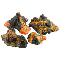 Mountain Model Set Realistic Design Exploding Mountain Figurine Hand Painted Diorama Scenery for Kids, School Project, Cake Decoration