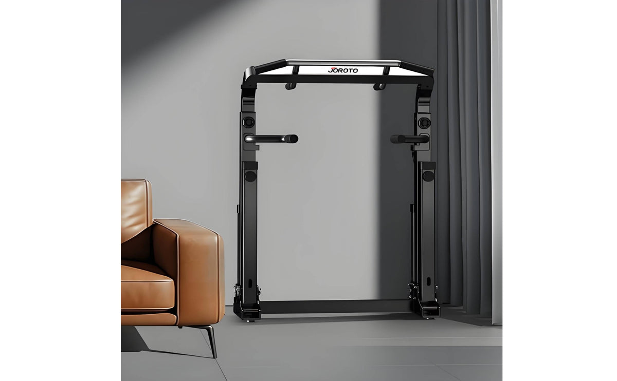 Strength Training Station with Workout Station Height-Adjustable Pull up Bar with Parallel Parallel Grips Foldable Pull-up and Station for Adults