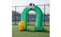 Soccer Championship Arch Decoration Giant Size Football Entry Arch Sports Themed Soccer Championship Inflatable for Festival, Stadium