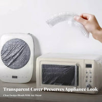 Dustproof Disposable Appliance Cover Thickened Material Clear Dust Protector Multi-Purpose for Homeowners, Renters, Kitchen, Home, Storage