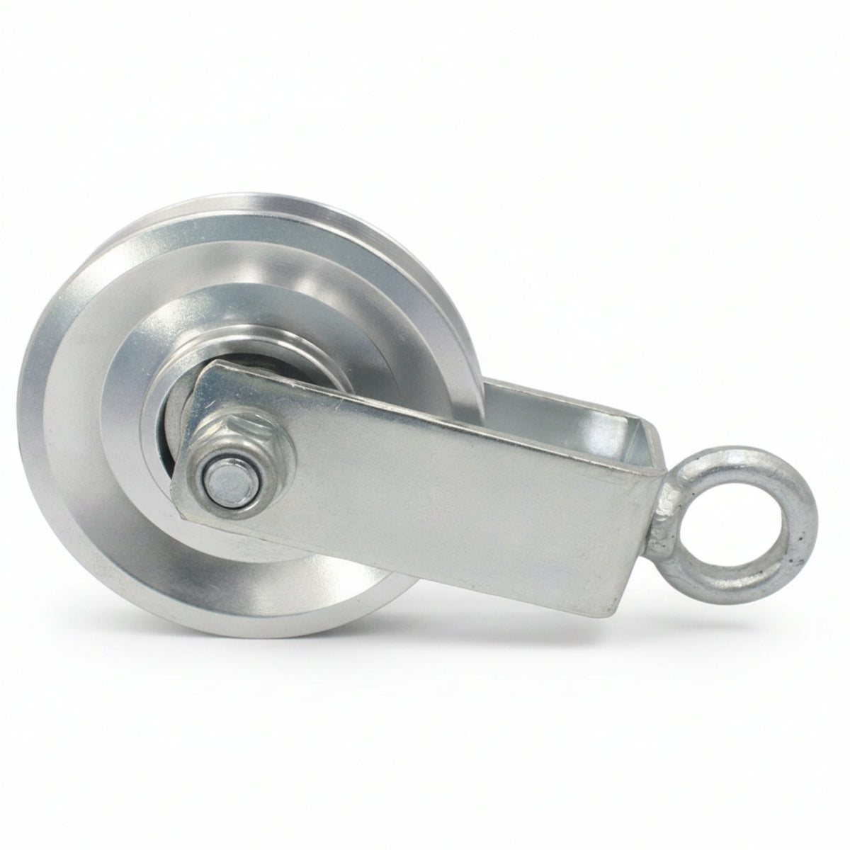 Grooved Eyelet Fitting 90 Mm Pulley Assembly Single Pulley Assembly