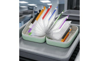 14 Pieces Travel Capsule Holder Organizer Waterproof Clear Capsule Holder Impact-Resistant   Bag