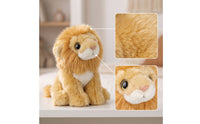 Lion Stuffed Animal Cute Plush Lion Toy Cuddly Soft for Children, Bedtime, Nursery