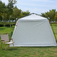 Tent Side Curtain, Side Sheet, Tarp Tent Side Curtain, 310cm, Waterproof, UV Protection, Oxford Fabric