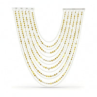 Acrylic Bead Chain Drape Decorative Beaded Curtain with Sequins Versatile Hanging Backdrop for Banquet