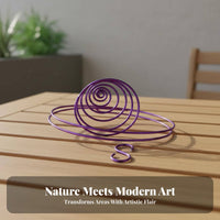 Tillandsia Display Rack Space-Saving Air Plant Holder Hanging Air Plant Display Soilless Coil Tillandsia Stand Sturdy