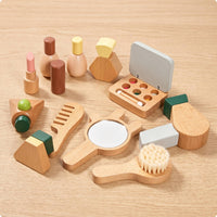 Pretend Makeup Set Imaginative Pretend Play Makeup Set Open-Ended Toy Vanity for Children