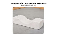 C-Shaped D Cosmetic Pillow Breathable Material Lash Grafting Pillow Skin-Friendly Lash Technician Headrest for Beauticians, Estheticians, Spa