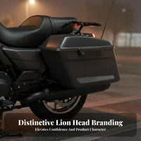 2 Pieces Motorcycle Side Box Reflector Strip Sturdy Construction Hard Bag Reflective Strip Self Hard Saddlebag Reflector for Road Travel