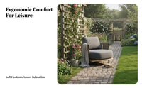 Water Resistant Woven Backrest Sofa Set weatherproof Outdoor Furniture Thick pads Garden Seating Removable pad protectors for guest accommodation Businesses, event hosts, Patio, Balcony, Terrace, Backyard