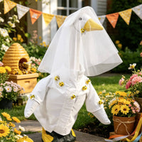 Bee Goose Costume Easy to Put on Porch Goose Clothes Yard Decoration