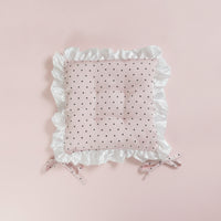 Tufted Chair Cushion Comfortable Ruffled Seat Cushion Chair Pad with Ties Downy Seat Cover with Ties Washable for Students