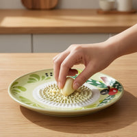 Garlic Grater Plate Textured Garlic Grater Plate with Brush Dishwasher Kitchenware for Home Cooks