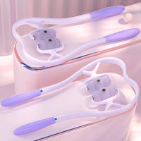 Neck Roller Ergonomic Handles Cervical Spine Massage Tool Portable & Lightweight Handheld Neck and Shoulder for Office