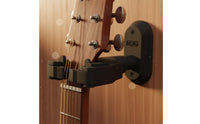 Silicone Padded Self-Locking Guitar Hanger Heavy Duty Wall Mount Guitar Hook for Music Room