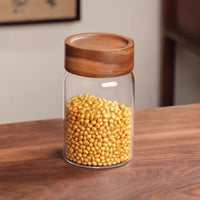 Miniature Storage Bottle Chinese Aesthetic Transparent Collection Jar Transparent Storage Canister Crystal Clear