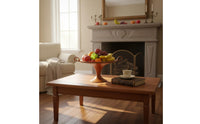 Double Handle Fruit Tray Decorative Retro Wooden Display Tray Fruit Platter for Guesthouse