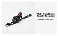 Auto-Tightening Automatic Ratchet Tie-down Strap Heavy-Duty Ratchet Strap with Hooks Self Tensioning Ratcheting Straps Heavy-Duty for Motorcyclists, Motorcycles, Trailers, Boats