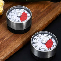 No Batteries Required Adhesive Mechanical Timer Loud Alarm Adhesive Kitchen Timer Easy to Use for Teachers, Students, Classroom, Study Room
