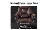 High-Back Support Reclining Chair with Footrest Thickly Padded Reclining Chair with Leg Rest Ergonomic Design Office Furniture 150-Degree Recline for Executives, Professionals, Telecommute Workers, Study Room, Rest Ping, Gaming Setup