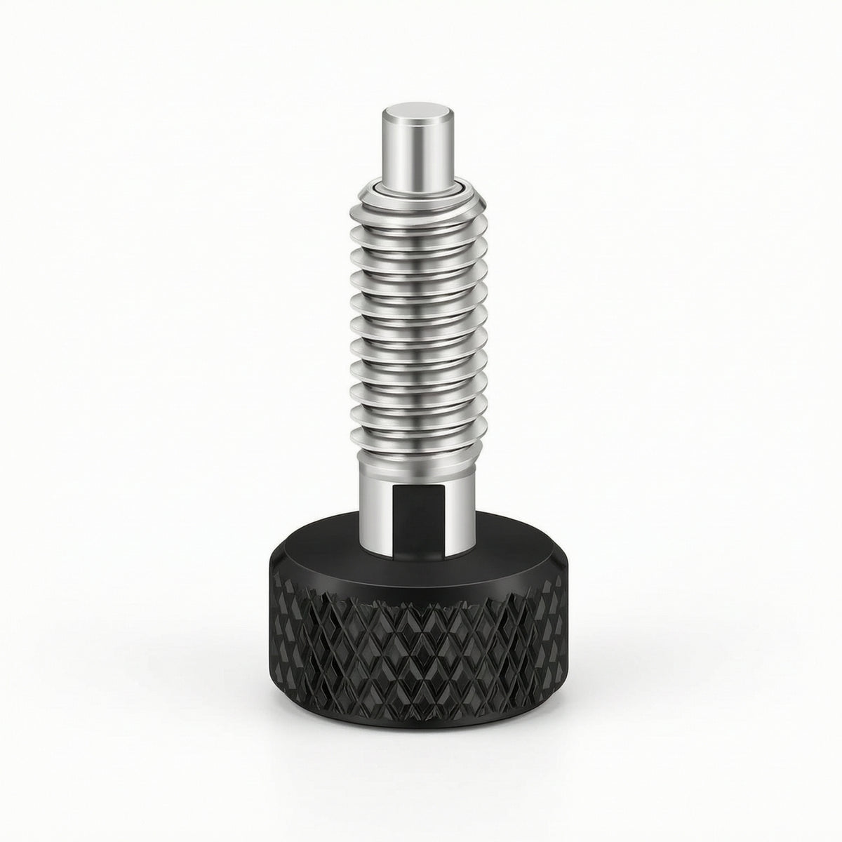 Threaded Quick-Release Pin Knurled Indexing Plunger Compact Spring-Loaded Pin Long-Lasting for Machinery