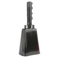 Cowbell with Handle Finish Steel Cowbell with Handle Non-Slip Handheld Cheering Bell for Sports Fans, Kids, Parties