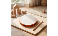 Wooden Hand Drum Double-Sided Children's Drum Lightweight Percussion Instrument for Home Play