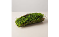 Woodland Decorative Mossy Tree Bark Woodland-Themed Artificial Tree Bark Decor Naturalistic Moss Covered Log Rustic for Terrarium, Photography Setup, Shop Display