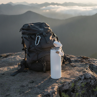 Large Capacity Stainless Steel Insulated Water Bottle with Handle, Double-Wall Vacuum Sport Flask