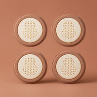 4 Pieces Guitar Sound Hole Cover  Compact Sound Hole Cover Perforated  for Travel